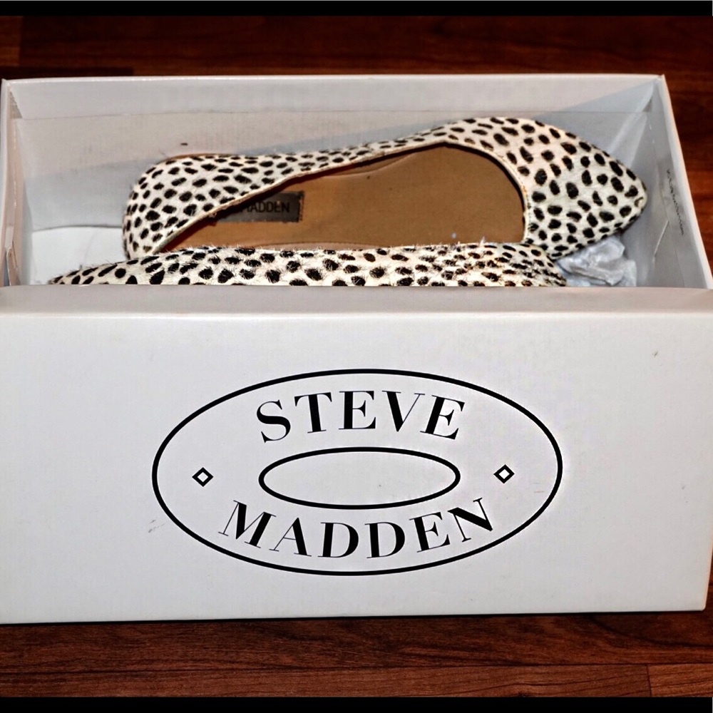 Soft Leopard flats. Steve Madden ✨🖤✨